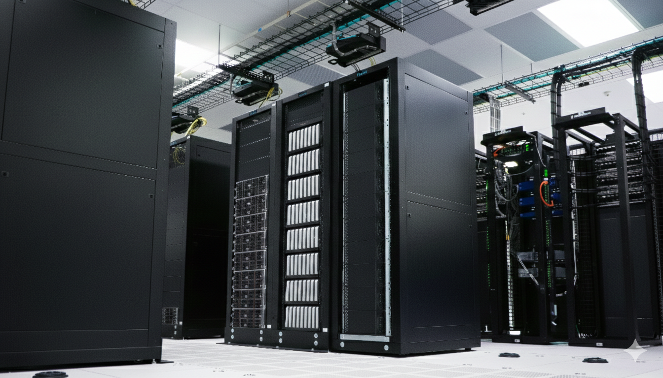 B and A Computronics Server Room